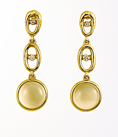 Golden Aura Dangle Earrings