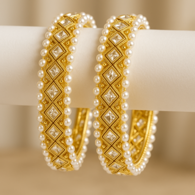 Regal Pearl Radiance Bangles