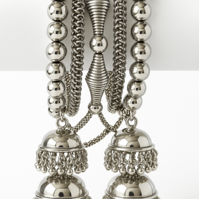 Grace Bell Antique Silver Charm Bracelet