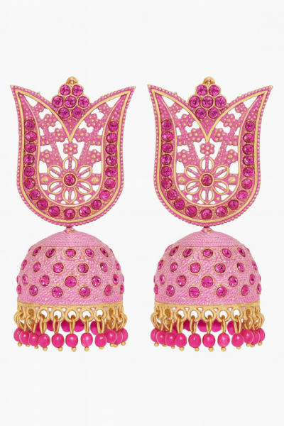 Gulab Jaal Jhumka Earrings