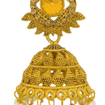 Golden Sunbeam Jhumka