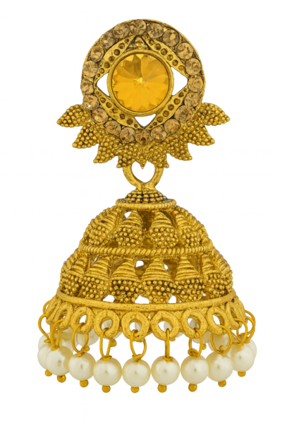 Golden Sunbeam Jhumka