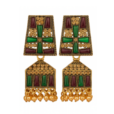 Regal Haveli Dome Dangler Earrings