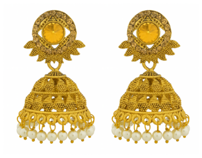 Golden Sunbeam Jhumka