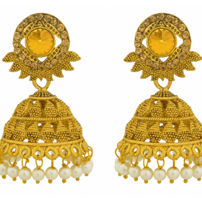 Golden Sunbeam Jhumka