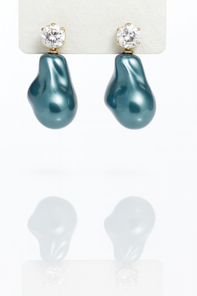 Ocean Glow Baroque Pearl Earrings