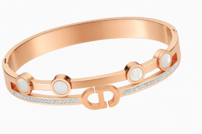 Radiant Rose Gold Elegance Bracelet