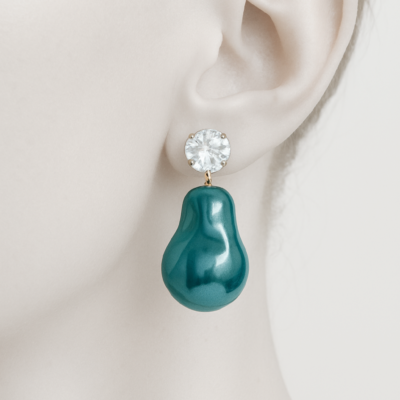 Ocean Glow Baroque Pearl Earrings