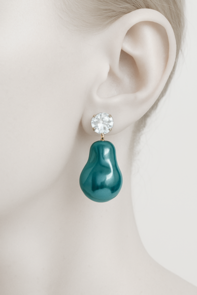Ocean Glow Baroque Pearl Earrings