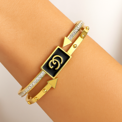 Golden Arrow Luxe Crystal Bracelet