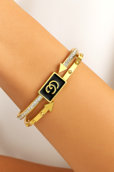 Golden Arrow Luxe Crystal Bracelet